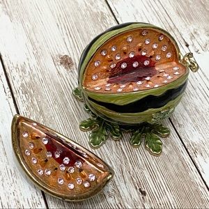 Artform Slice Watermelon Fruit Enamel Trinket